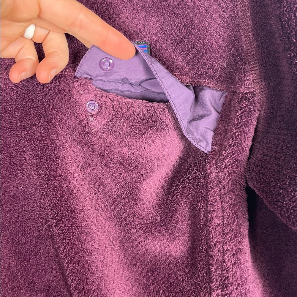 Patagonia Dark Plum Women's Re-Tool Snap T Pullover - Picture 5 of 9